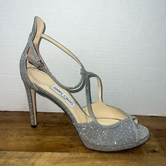 Jimmy Choo Glitter Sandals